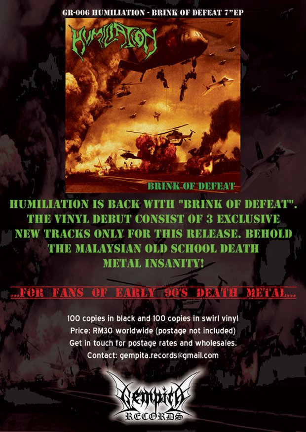 2011_07_humiliation_7inch_gempita_records